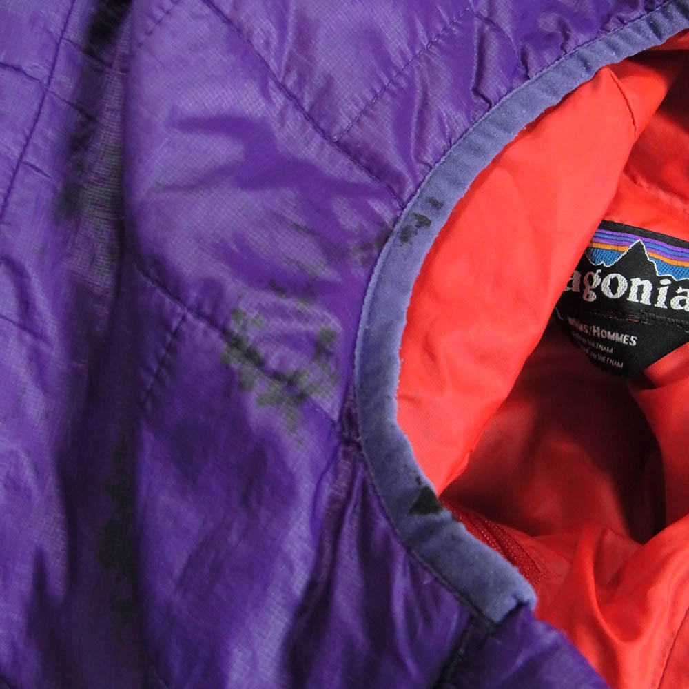 patagonia パタゴニア 00AW 84220 Nano Puff Hoody ナノパフ フーディ 中綿 ジャケット パープル系 L【中古】