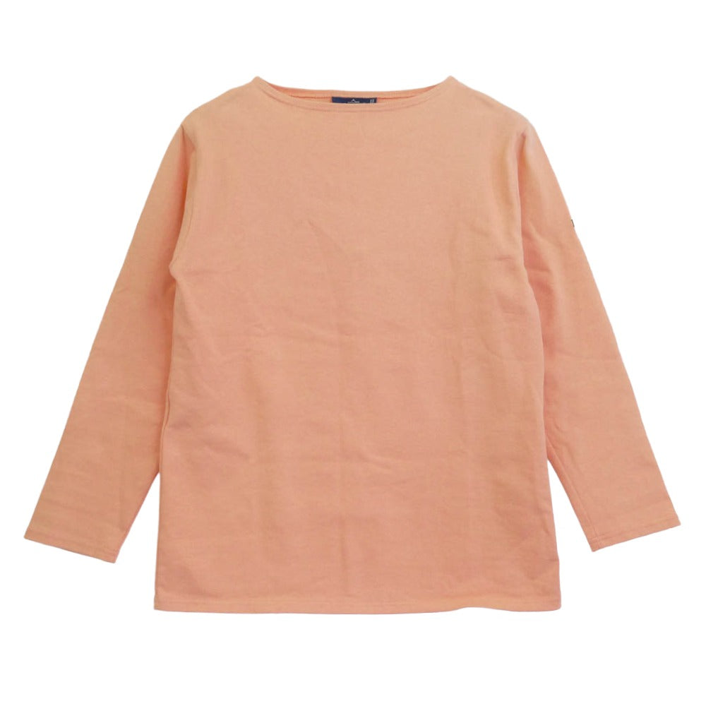 SAINT JAMES セントジェームス OUESSANTウエッソン ボートネック カットソー オレンジ系 M【中古】