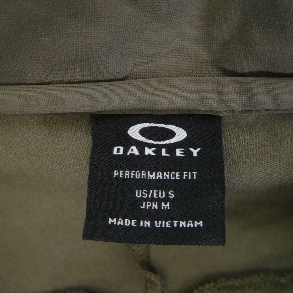 OAKLEY オークリー 24AW FOA406910 Skull Endeavor Zip Hoodie 3.0 スカル エンデバー ジップ フーディー パーカー カーキ系 S【中古】
