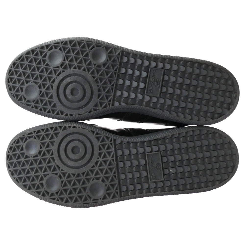 adidas アディダス HQ8997 BW ARMY JAPAN SMU CORE BLACK ジャーマントレーナー コアブラック レザー スニーカー ブラック系 27cm【中古】