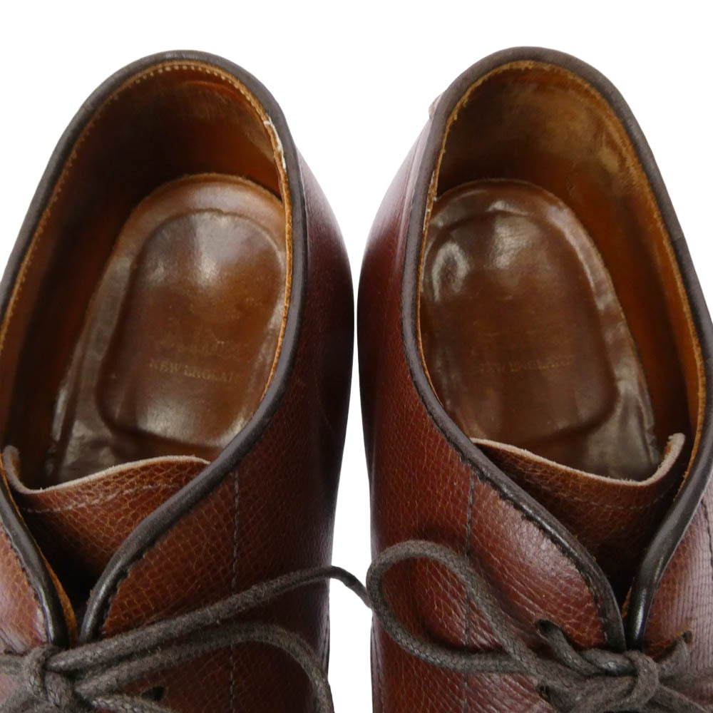 ALDEN オールデン 54416 アルパインカーフ Vチップ レザー シューズ ブラウン系 8【中古】