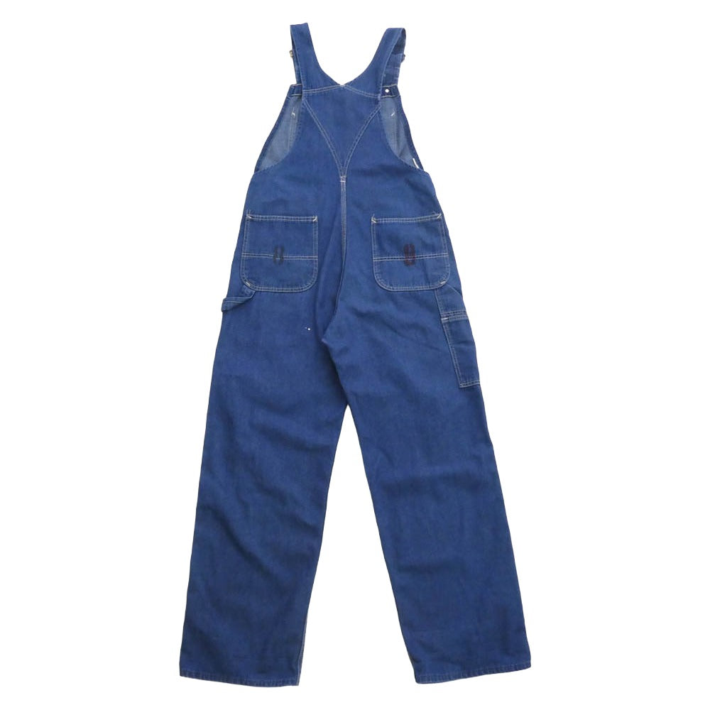 ヴィンテージ 80s 90s sears roebuck シアーズ ローバック ペイント オーバーオール インディゴブルー系 サイズ不明【中古】