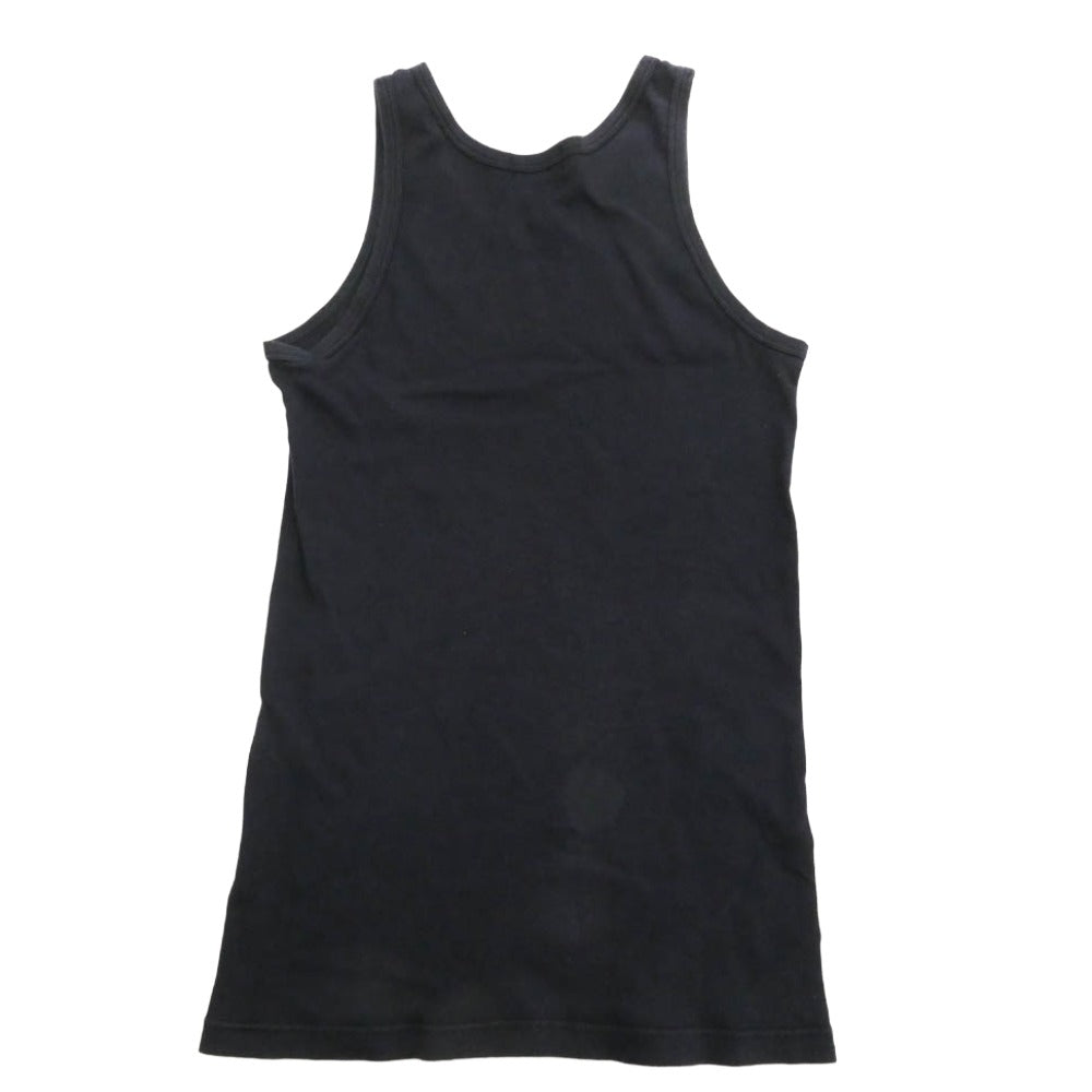 HELMUT LANG ヘルムートラング 00s 本人期 タンクトップ ブラック ネイビー系【中古】