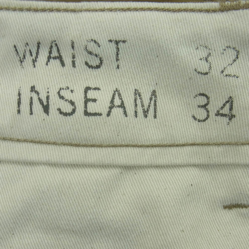 RRL ダブルアールエル officers field trousers オフィサーズ チノ パンツ コットン 中国製 ブラウン系 32【美品】【中古】