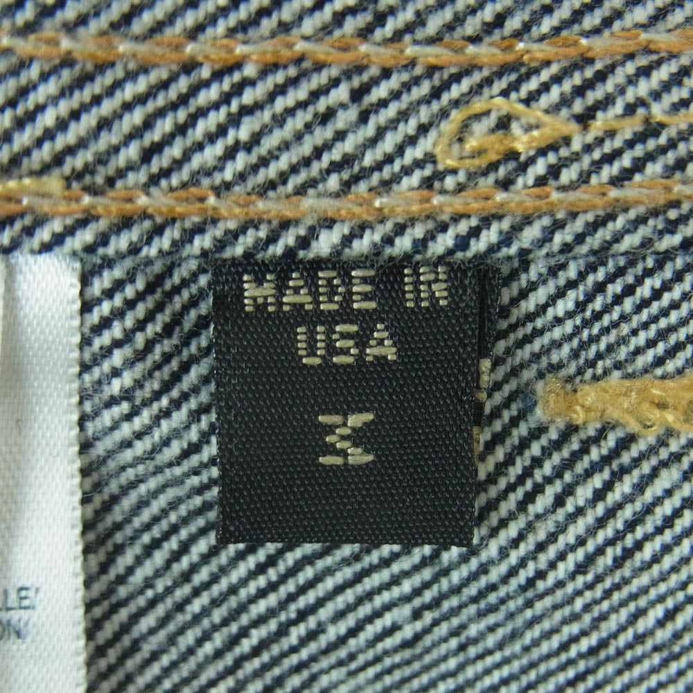 RRL ダブルアールエル USA製 Stratford Denim Trucker Jacket ストラトフォード デニム ジャケット インディゴブルー系 M【美品】【中古】