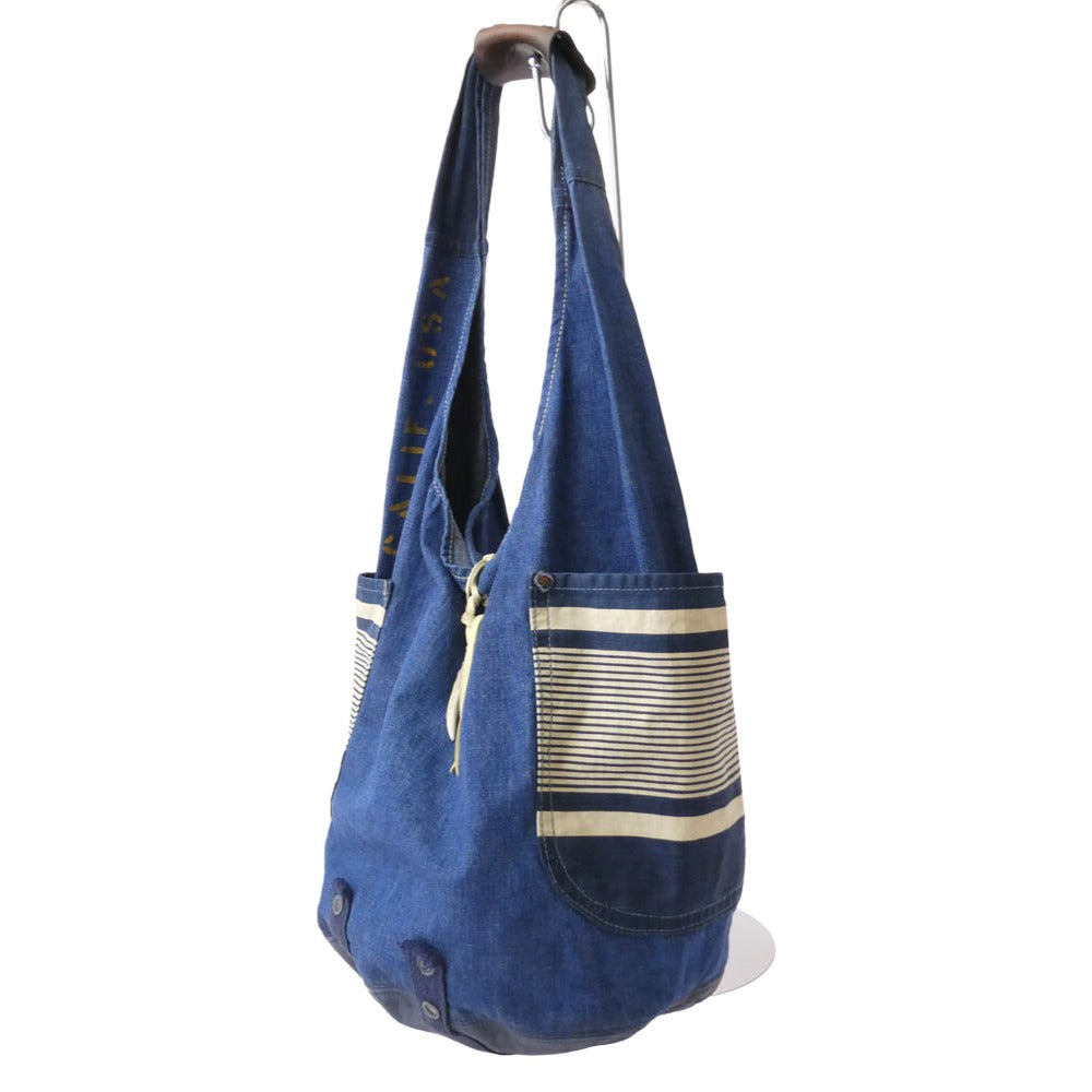 ジュディー オーガー デザイン INDIGO HOBO インディゴデニム ショルダー バッグ インディゴブルー系【美品】【中古】