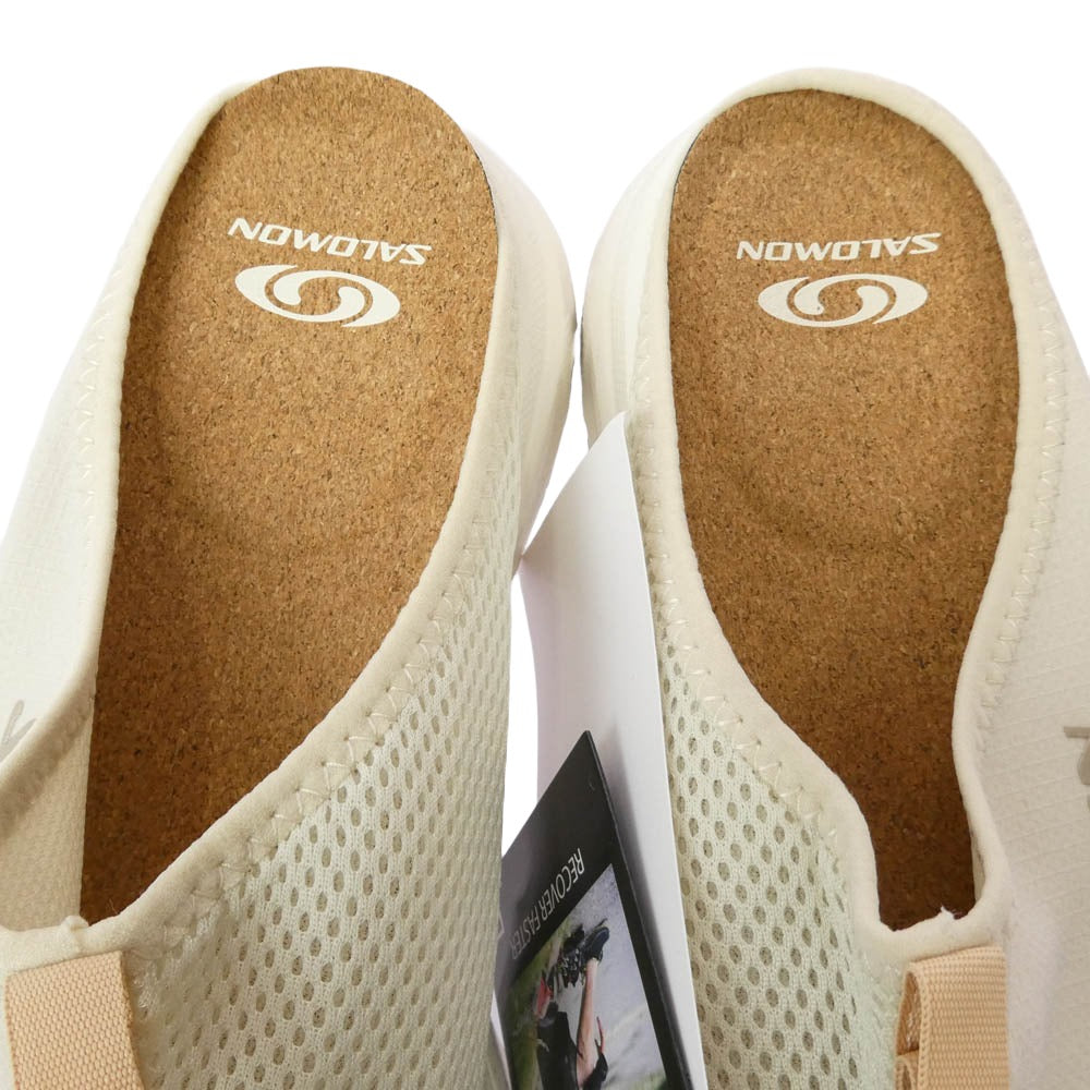 salomon サロモン 472985 RX SLIDE スライドサンダル スリッポン シューズ ホワイト系 28cm【極上美品】【中古】
