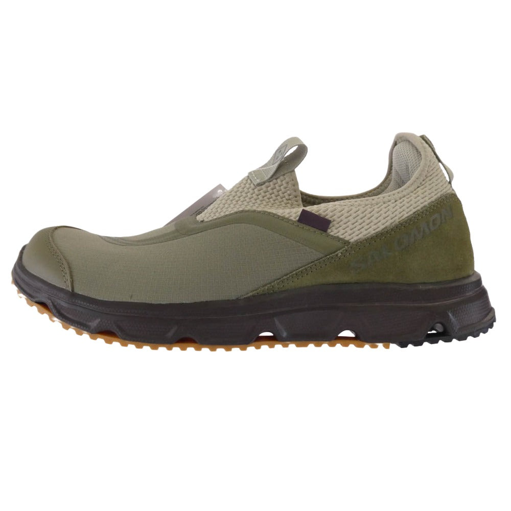 salomon サロモン 472292 RX SNUG FOR PNS スリッポン シューズ カーキ系 ブラウン系 28cm【新古品】【未使用】【中古】