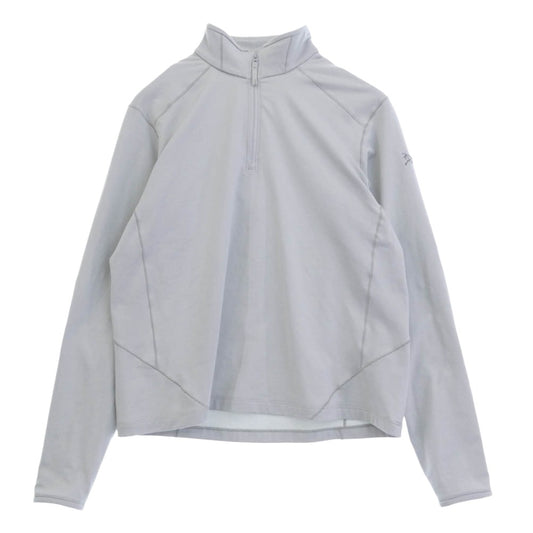 ARC'TERYX アークテリクス X000006418-141515 kyanite lightweight zip neck カイヤナイト ライトウエイト ジップネック ウィメンズ カットソー グレー系 S【中古】