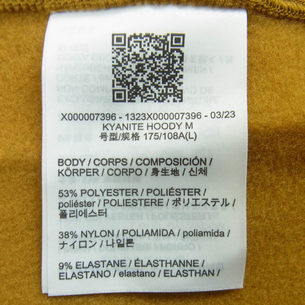 ARC'TERYX アークテリクス X000007396 Kyanite Hoody カイヤナイト フーデイ パーカー ジャケット ブラウン系 Yukon L【新古品】【未使用】【中古】