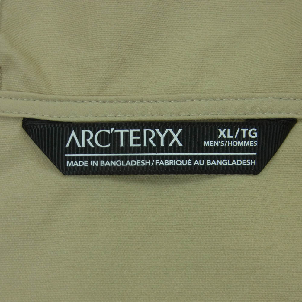ARC'TERYX アークテリクス X000007669-117669 Gamma Lightweight Hoody ガンマ ライトウエイト フーディ ジャケット ベージュ系 XL【極上美品】【中古】