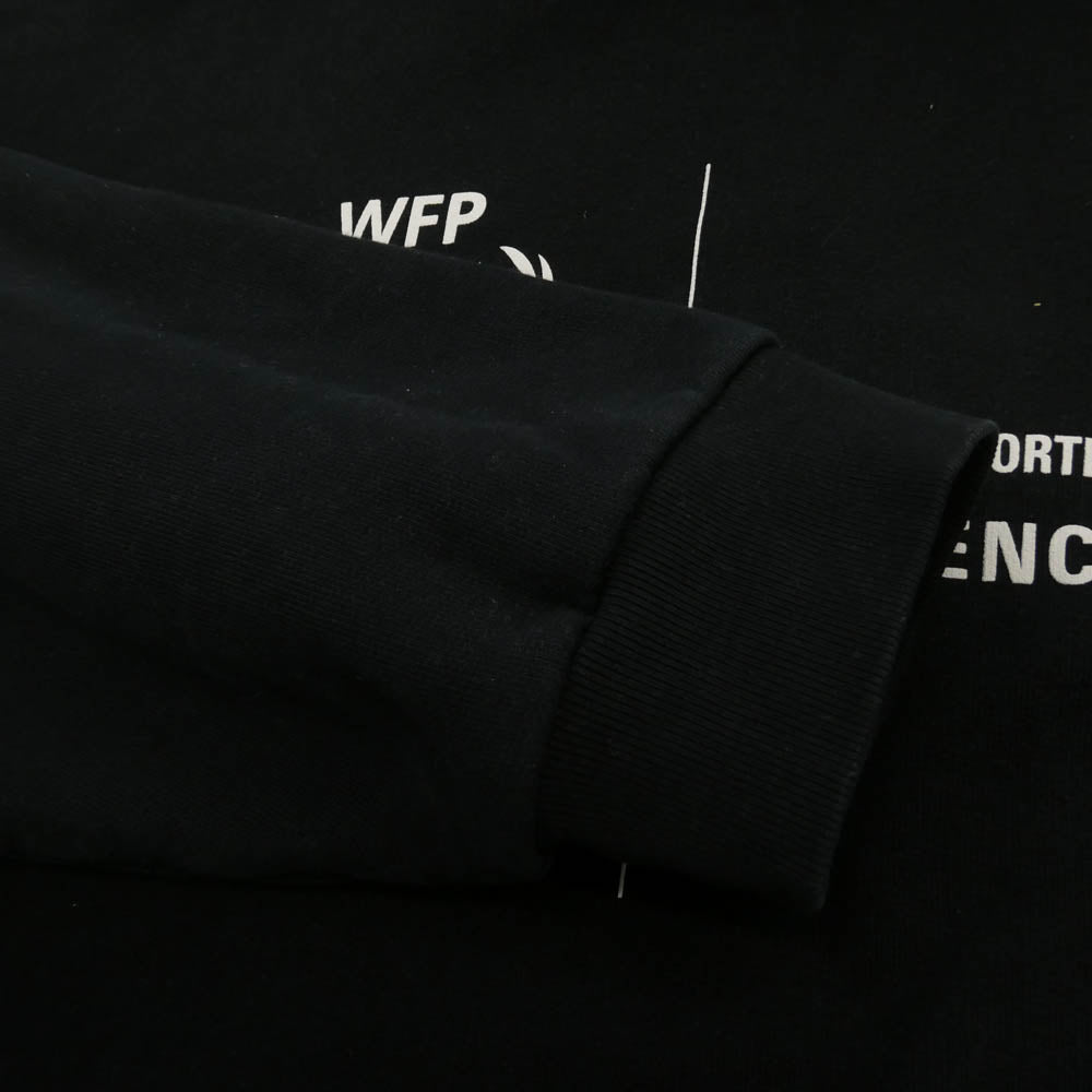 BALENCIAGA バレンシアガ 20AW 600583 THV63 WFP プリント プルオーバー パーカー フーディー ブラック系 M【中古】