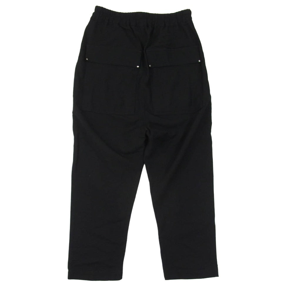 Rick Owens リックオウエンス 21AW RO02A7303‐WE ドローストリング ボタンフライ イージー パンツ ブラック系 38【中古】