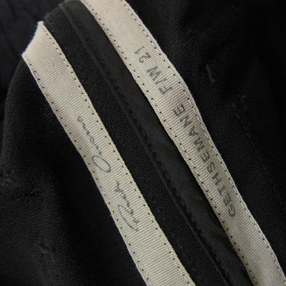 Rick Owens リックオウエンス 21AW RO02A7303‐WE ドローストリング ボタンフライ イージー パンツ ブラック系 38【中古】