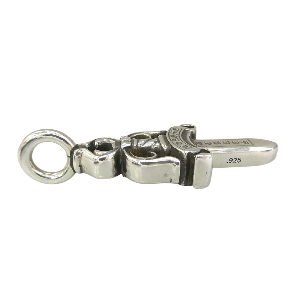 CHROME HEARTS クロムハーツ（原本有） DOUBLE DAGGER ダブルダガー ペンダント トップ シルバー系【中古】
