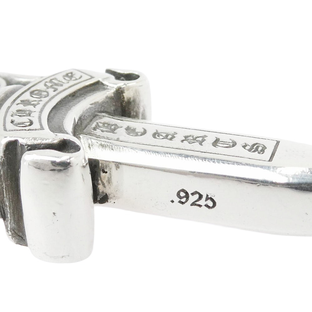 CHROME HEARTS クロムハーツ（原本有） DOUBLE DAGGER ダブルダガー ペンダント トップ シルバー系【中古】