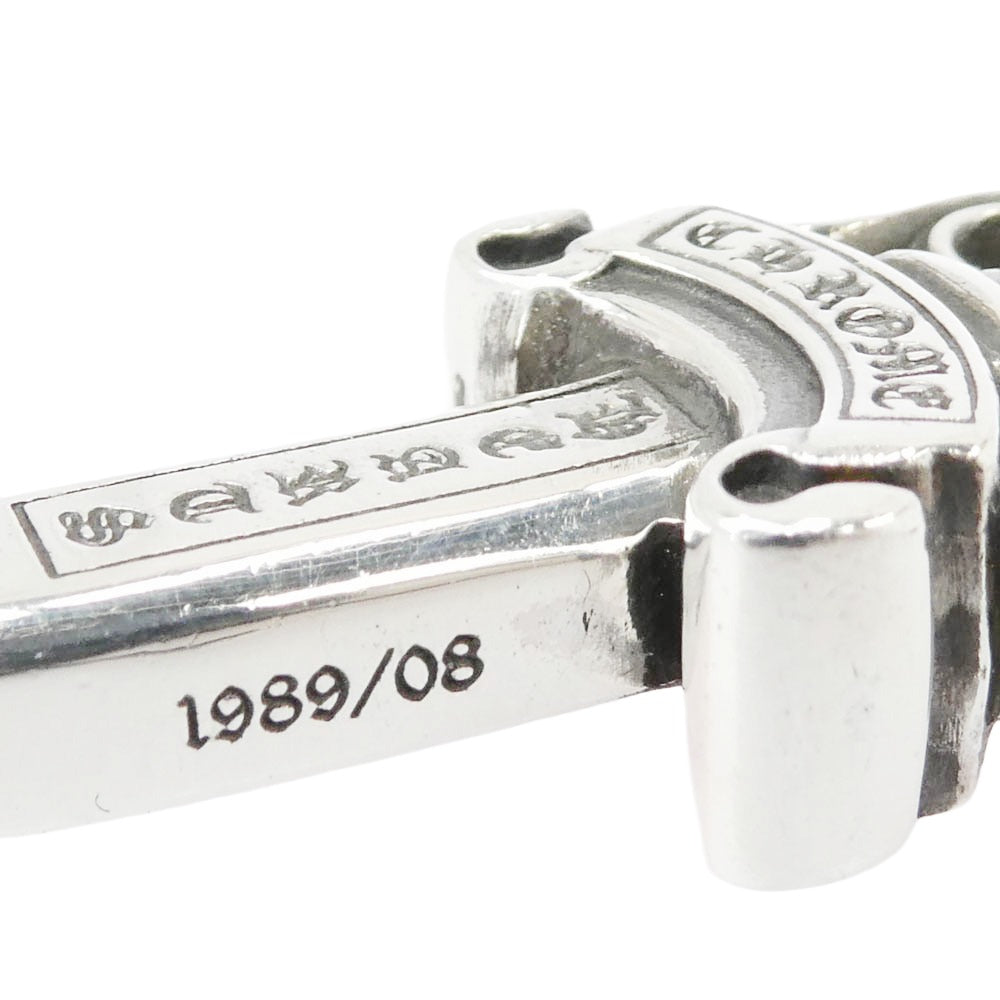 CHROME HEARTS クロムハーツ（原本有） DOUBLE DAGGER ダブルダガー ペンダント トップ シルバー系【中古】
