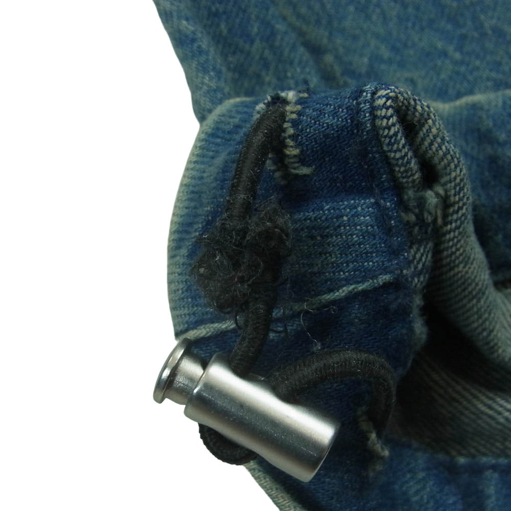 エーエフアーティファクト ag-8060 Denim Tuck Slim Baggy Pants エイジング加工 デニム タック スリム バギー パンツ インディゴブルー系 1【中古】