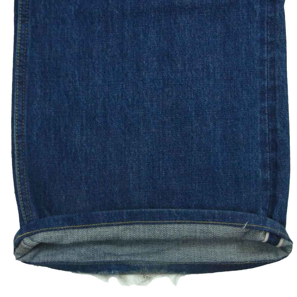 エンソウ 80E WIDE STRAIGHT ワイド ストレート デニム パンツ コットン 日本製 インディゴブルー系 30【中古】