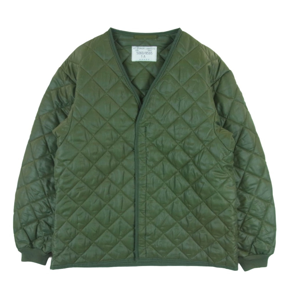 ヴィンテージ ViNTAGE NEIRYNCK CONFECTIE ベルギー軍 キルティング ジャケット グリーン系 1A【中古】