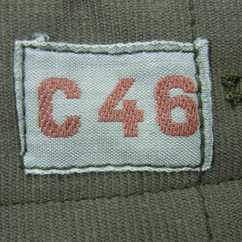 ヴィンテージ スウェーデン軍 M59 カーゴ ミリタリー パンツ グリーン系 46【中古】