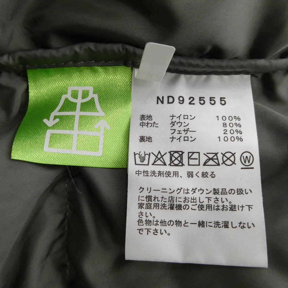 THE NORTH FACE ノースフェイス ND92555 NUPTSE JACKET ヌプシジャケット ダウンジャケット グレー系 M【中古】