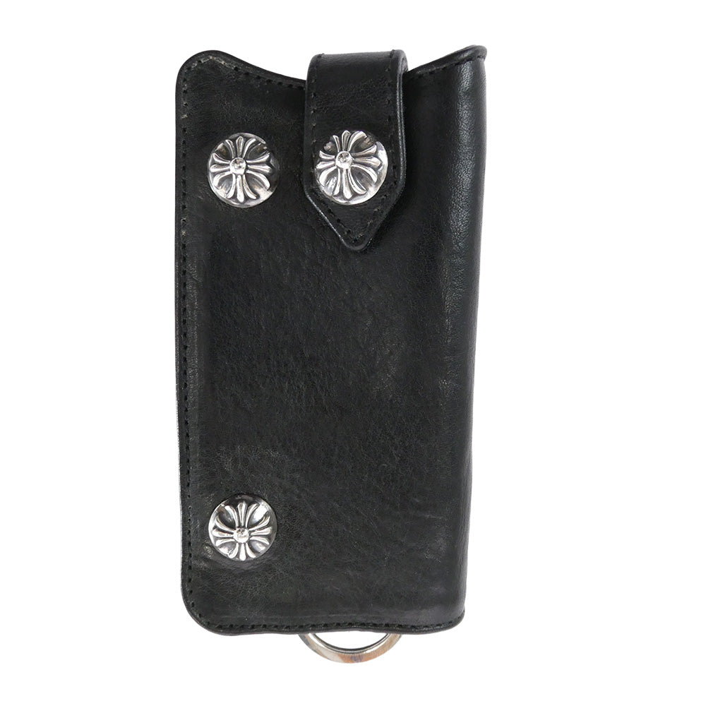 CHROME HEARTS クロムハーツ（原本無） KEY CASE クロスボールボタン