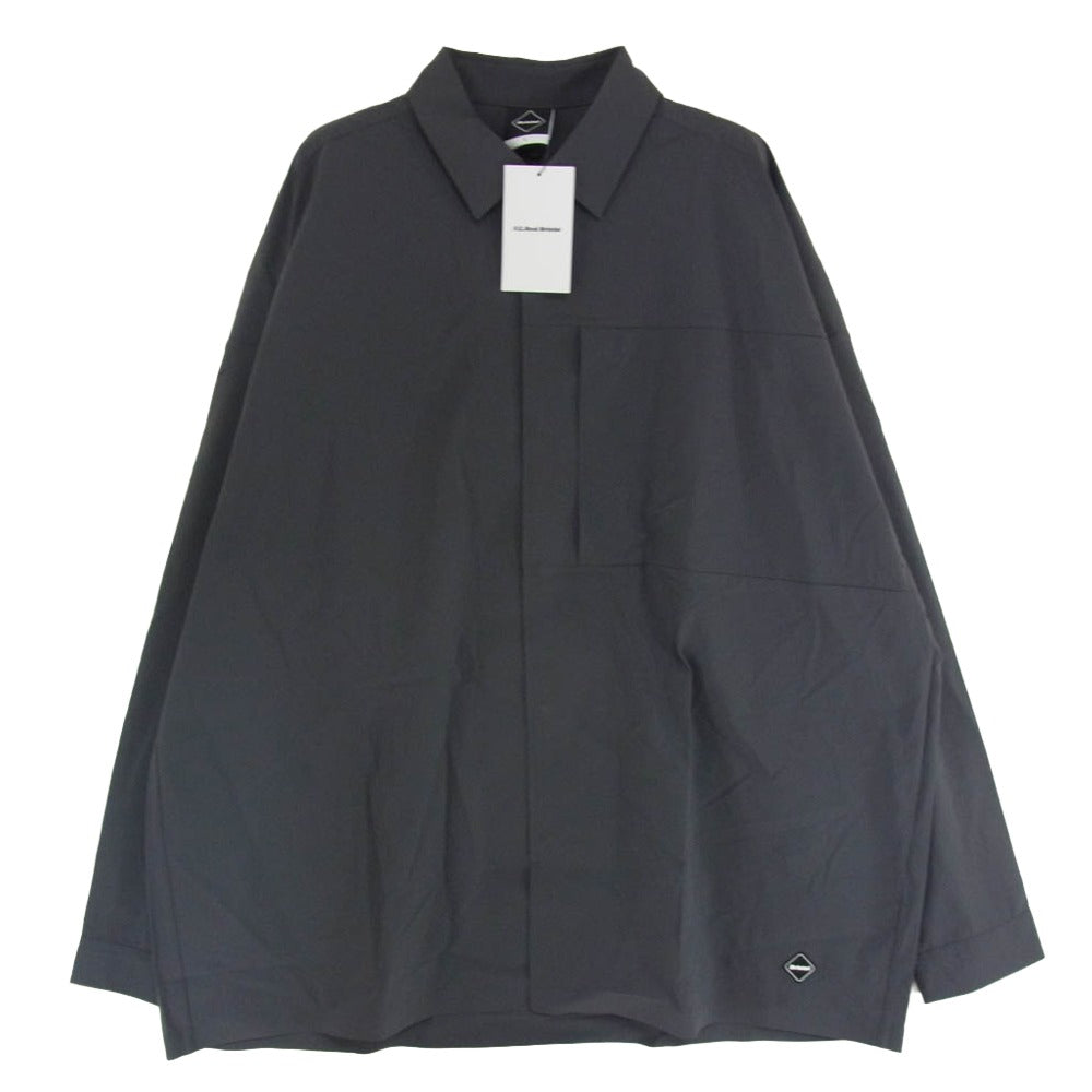 F.C.R.B. エフシーアールビー FCRB-250068 TECH TEAM SHIRT JACKET テック シャツ グレー系 L【新古品】【未使用】【中古】