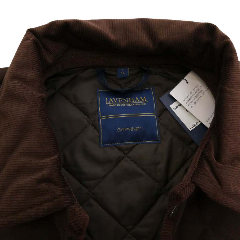 SOPHNET. ソフネット SPNT-252096 LAVENHAM OVERSIZED DENHAM ラベンハム オーバーサイズ キルティング ジャケット ブラウン系 1【極上美品】【中古】