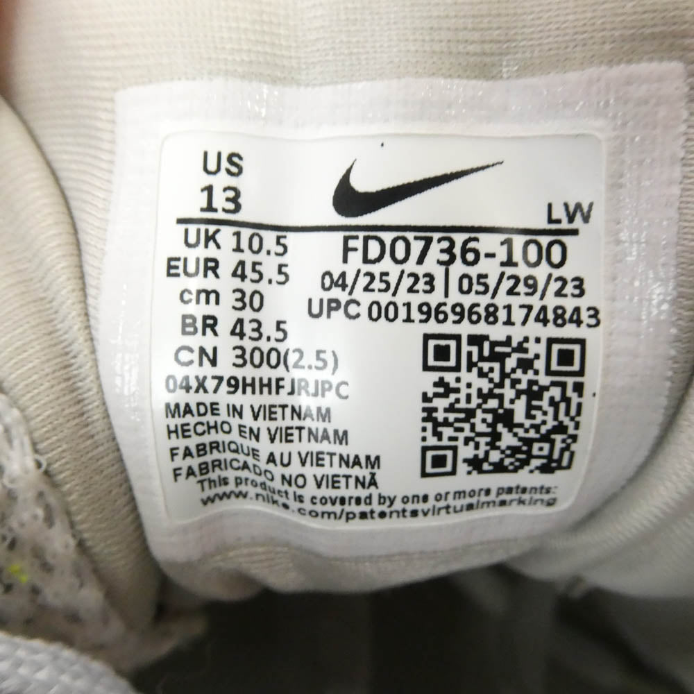 NIKE ナイキ FD0736-100 V2K Run Summit White and Metallic Silver V2K ラン サミットホワイト アンド メタリックシルバー スニーカー ホワイト系 30cm【中古】