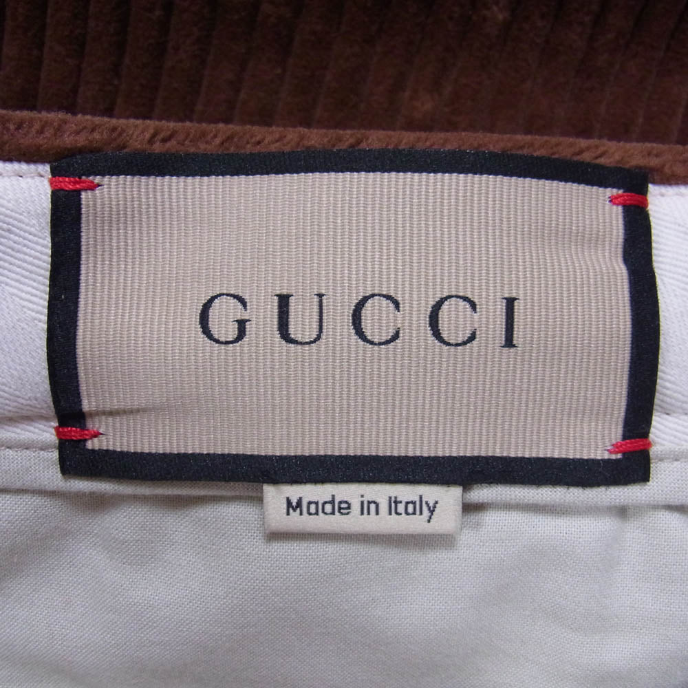 GUCCI グッチ 710545 ZAJYG イタリア製 ベルベット コーデュロイ