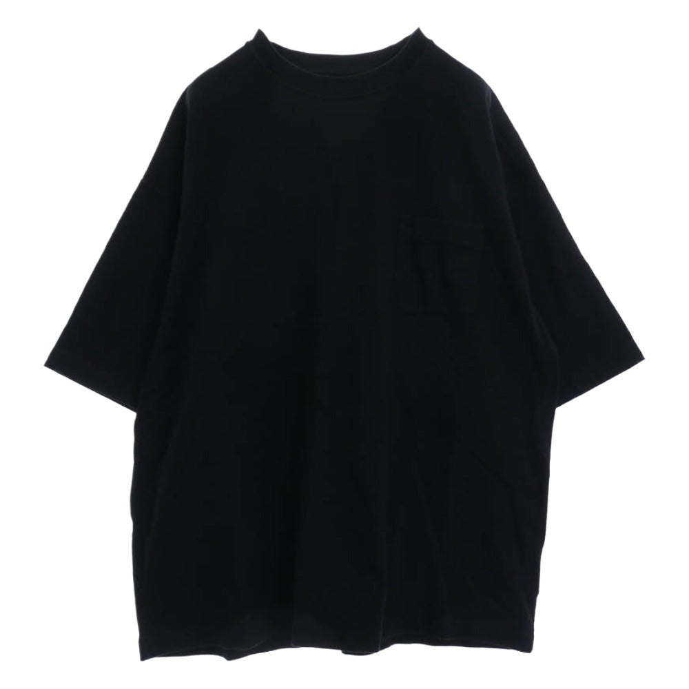 Ron Herman ロンハーマン RHC ポケット付き クルーネック 半袖 Tシャツ ブラック ブラック系 XL【中古】