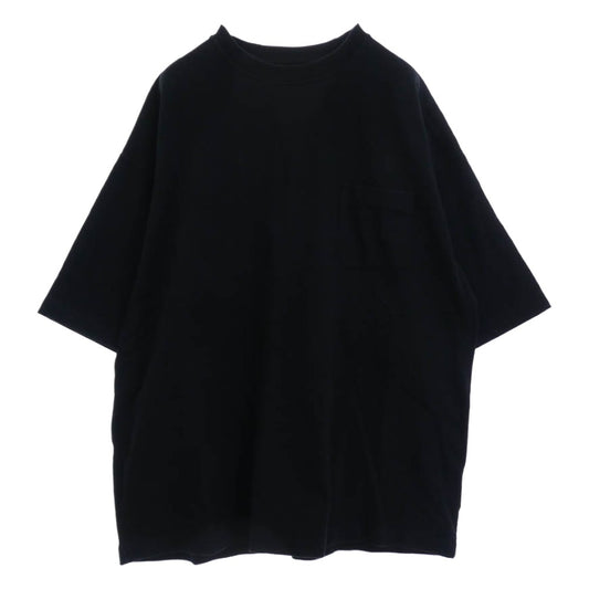Ron Herman ロンハーマン RHC ポケット付き クルーネック 半袖 Tシャツ ブラック ブラック系 XL【中古】