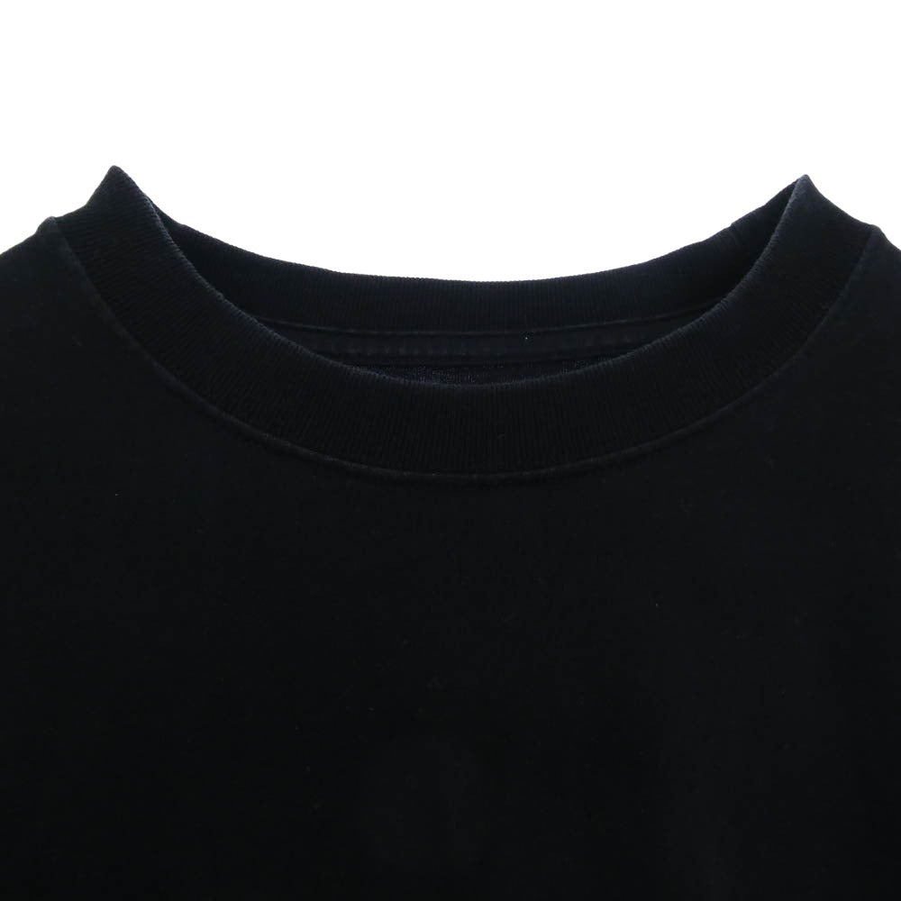 Ron Herman ロンハーマン RHC ポケット付き クルーネック 半袖 Tシャツ ブラック ブラック系 XL【中古】