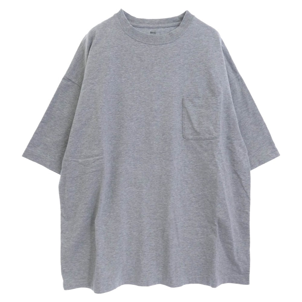 Ron Herman ロンハーマン RHC ポケット付き クルーネック 半袖 Tシャツ グレー グレー系 XL【中古】