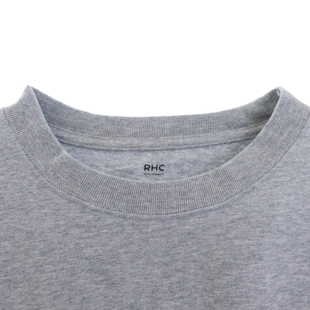 Ron Herman ロンハーマン RHC ポケット付き クルーネック 半袖 Tシャツ グレー グレー系 XL【中古】