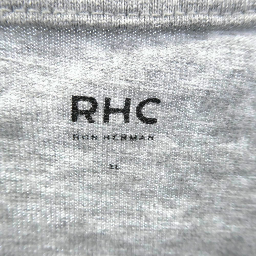 Ron Herman ロンハーマン RHC ポケット付き クルーネック 半袖 Tシャツ グレー グレー系 XL【中古】