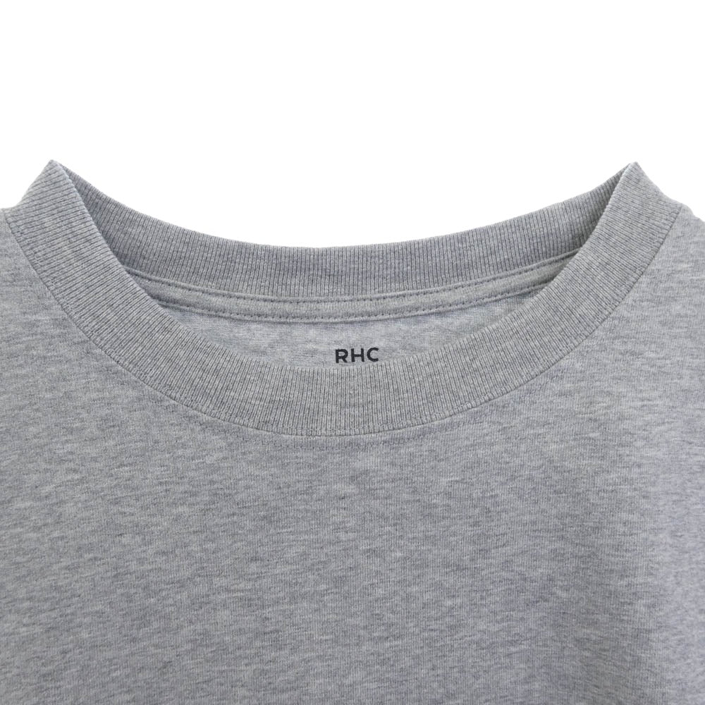 Ron Herman ロンハーマン RHC ポケット付き クルーネック 半袖 Tシャツ グレー グレー系 XL【中古】