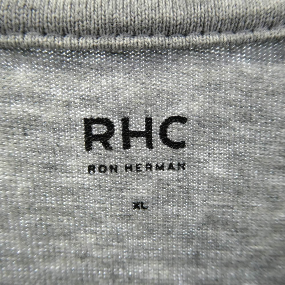 Ron Herman ロンハーマン RHC ポケット付き クルーネック 半袖 Tシャツ グレー グレー系 XL【中古】