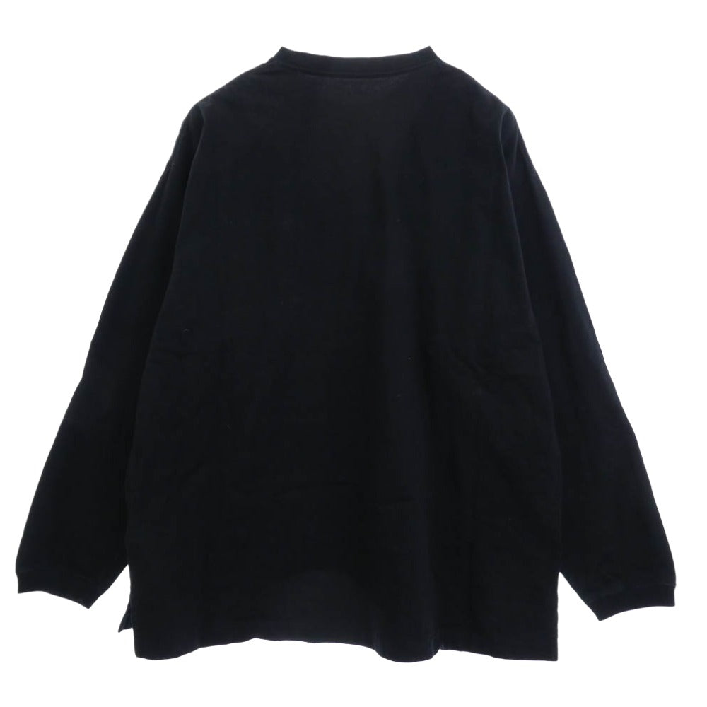 Ron Herman ロンハーマン 3120900164 RHC Wide Crew Neck Long Sleeve Tee ワイド クルーネック ロングスリーブ 長袖 Tシャツ ブラック ブラック系 XL【中古】