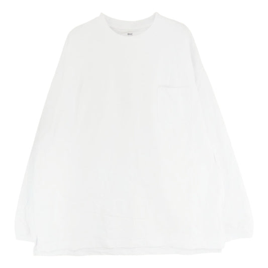Ron Herman ロンハーマン 3120900164 RHC Wide Crew Neck Long Sleeve Tee ワイド クルーネック ロングスリーブ 長袖 Tシャツ ホワイト系 XL【中古】
