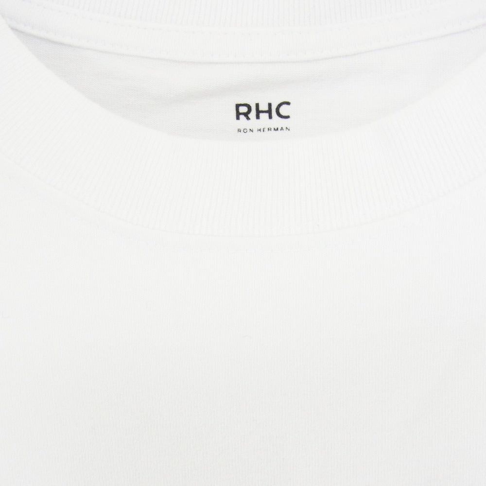 Ron Herman ロンハーマン 3120900164 RHC Wide Crew Neck Long Sleeve Tee ワイド クルーネック ロングスリーブ 長袖 Tシャツ ホワイト系 XL【中古】