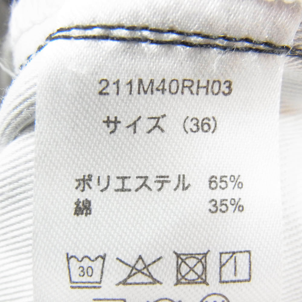 Ron Herman ロンハーマン 211M40RH03 DICKIES ディッキーズ別注 Work Chino Pants ワーク チノパンツ チノトラウザーズ ブラック系 36【中古】