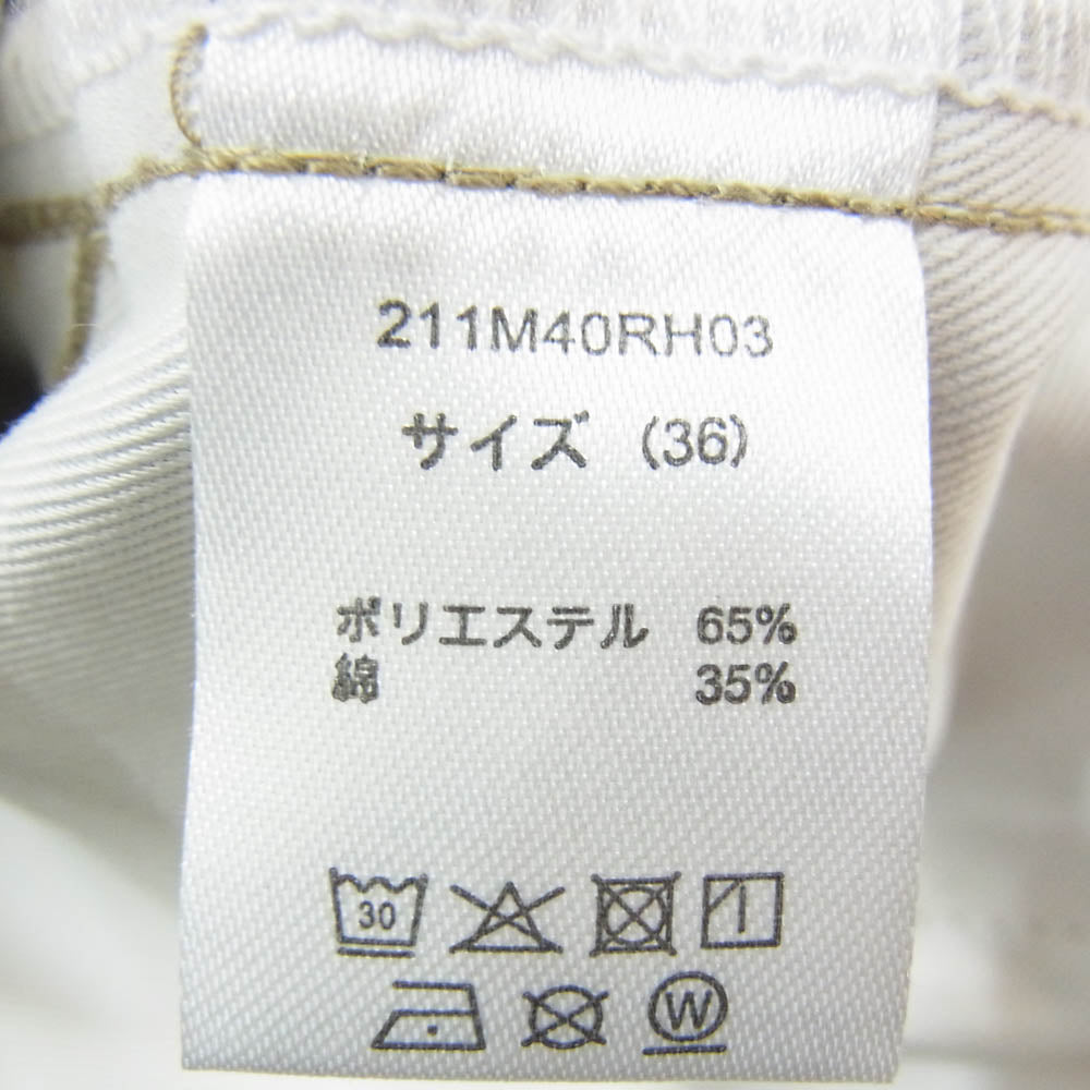 Ron Herman ロンハーマン 211M40RH03 DICKIES ディッキーズ別注 Work Chino Pants ワーク チノパンツ チノトラウザーズ カーキ系 36【中古】