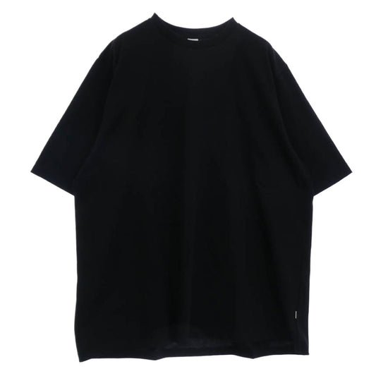 オヴィー Fine Cotton Basic pac T-shirts ファインコットン クルーネック 半袖 Tシャツ カットソー ブラック ブラック系 XXL【中古】