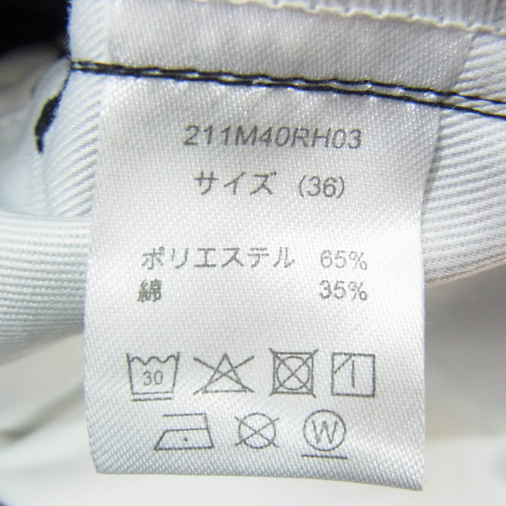 Ron Herman ロンハーマン 211M40RH03 DICKIES ディッキーズ別注 Work Chino Pants ワーク チノパンツ チノトラウザーズ ブラック系 36【中古】