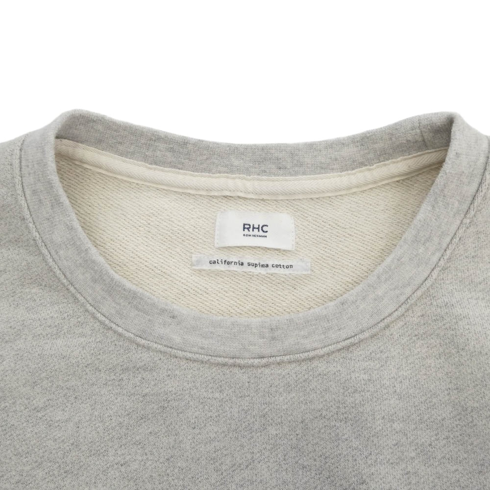 Ron Herman ロンハーマン 3420900283 Supima Sweat Pullover スーピマ クルーネック スウェット トレーナー グレー系 L【中古】