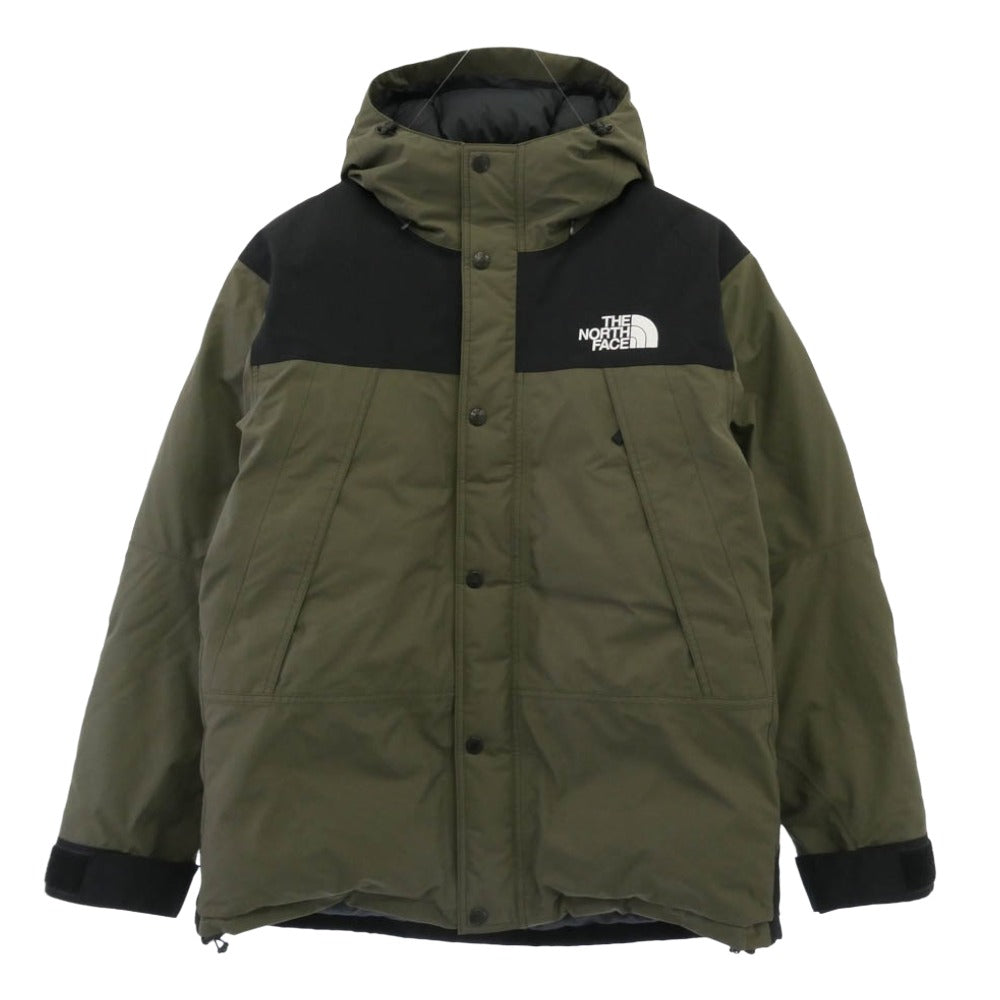 THE NORTH FACE ノースフェイス ND91930 Mountain Down Jacket マウンテン ダウンジャケット カーキ系 XL【中古】