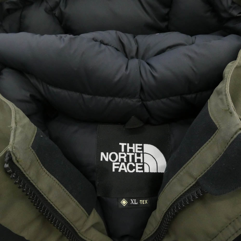 THE NORTH FACE ノースフェイス ND91930 Mountain Down Jacket マウンテン ダウンジャケット カーキ系 XL【中古】