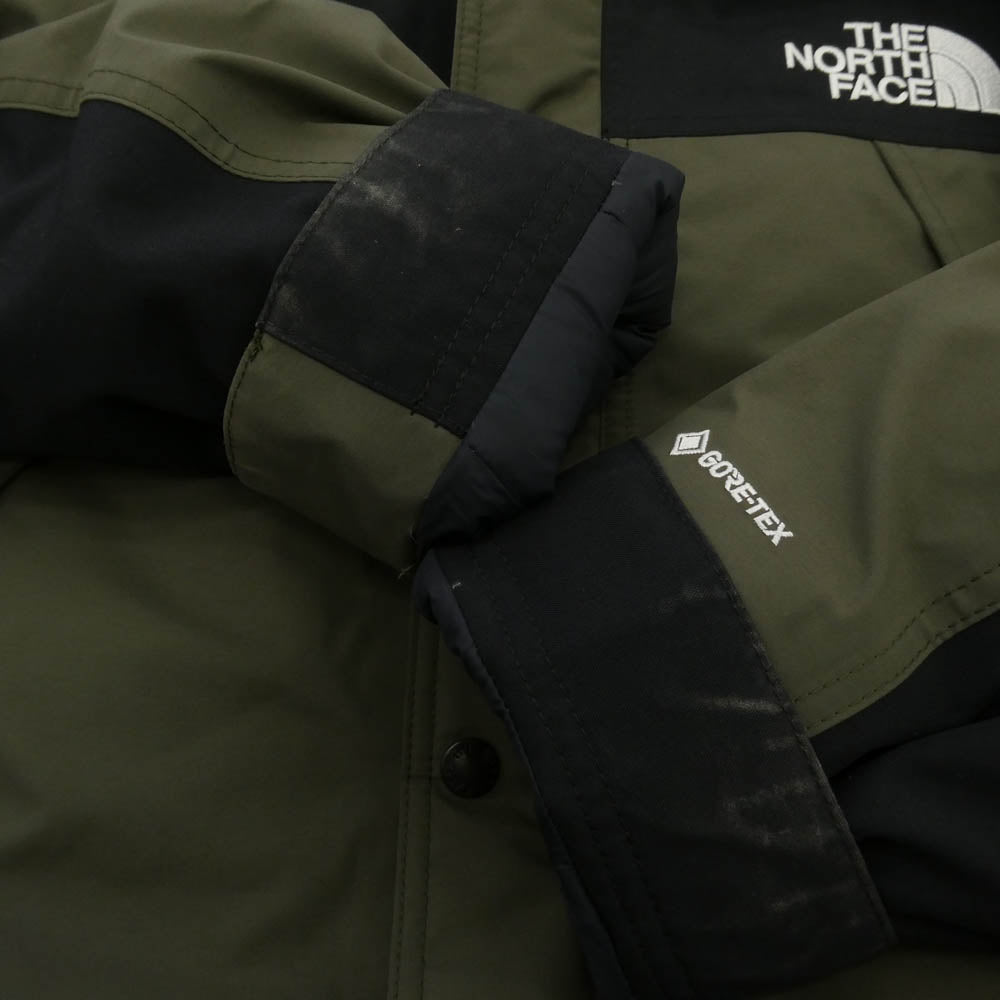 THE NORTH FACE ノースフェイス ND91930 Mountain Down Jacket マウンテン ダウンジャケット カーキ系 XL【中古】